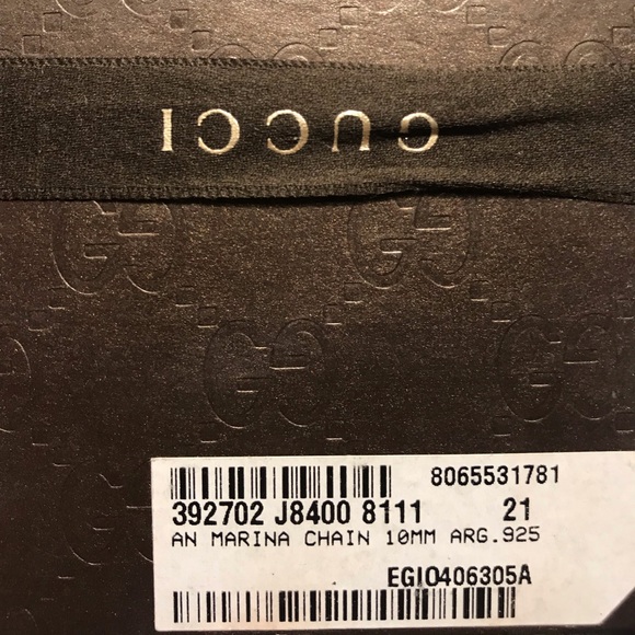 Brand New Authentic Gucci Marina Chain Ring - Picture 4 of 5